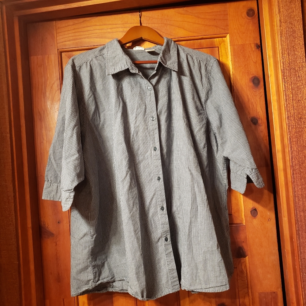 💛2/$20💛Northcrest plaid button blouse